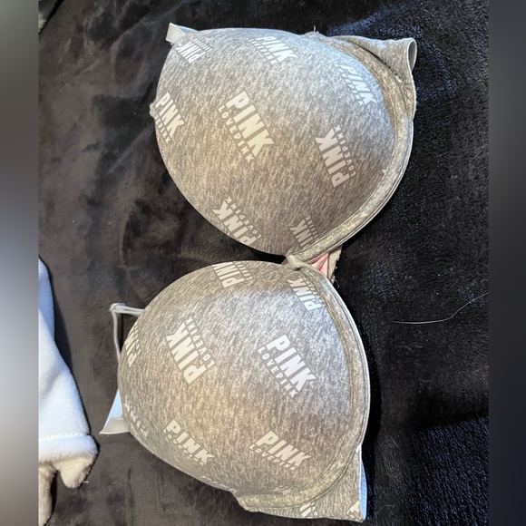 gray women’s push up bra, size 32D - Picture 1 of 2